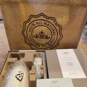 Saje ultrasonic diffuser and diffuser blends